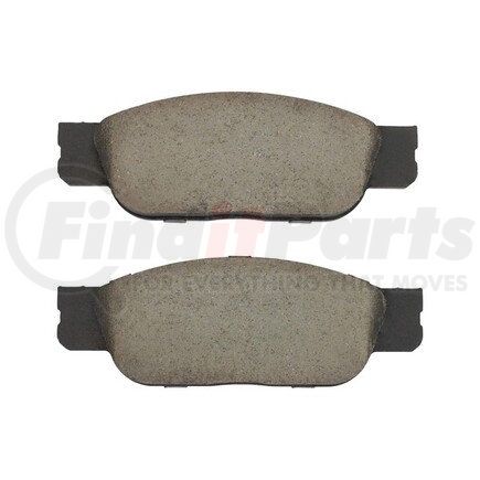 1003-0805C by MPA ELECTRICAL - Quality-Built Black Series Ceramic Brake Pads w/ Hardware