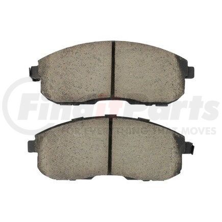 1003-0815BC by MPA ELECTRICAL - Quality-Built Disc Brake Pad Set - Black Series, Ceramic, with Hardware