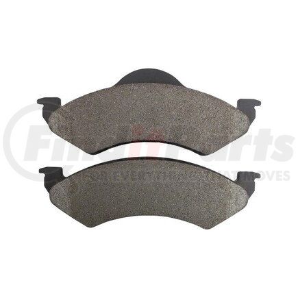 1003-0820M by MPA ELECTRICAL - Quality-Built Disc Brake Pad Set - Black Series, Semi-Metallic, with Hardware