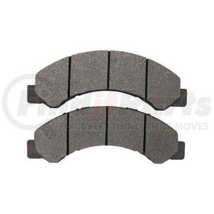 1003-0825M by MPA ELECTRICAL - Quality-Built Disc Brake Pad Set - Black Series, Semi-Metallic, with Hardware