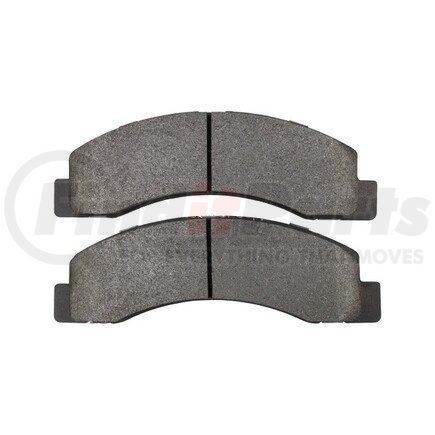 1003-0824M by MPA ELECTRICAL - Quality-Built Disc Brake Pad Set - Black Series, Semi-Metallic, with Hardware