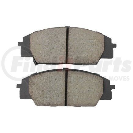 1003-0829M by MPA ELECTRICAL - Quality-Built Disc Brake Pad Set - Black Series, Semi-Metallic, with Hardware