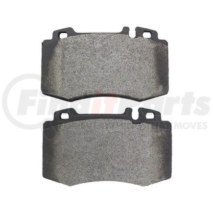 1003-0847BM by MPA ELECTRICAL - Quality-Built Disc Brake Pad Set - Black Series, Semi-Metallic, with Hardware