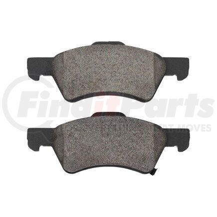 1003-0857M by MPA ELECTRICAL - Quality-Built Disc Brake Pad Set - Black Series, Semi-Metallic, with Hardware