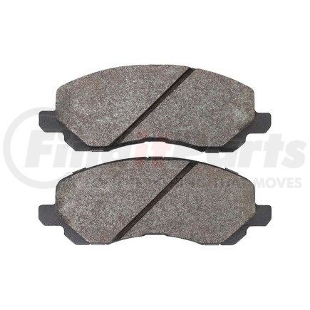 1003-0866M by MPA ELECTRICAL - Quality-Built Disc Brake Pad Set - Black Series, Semi-Metallic, with Hardware