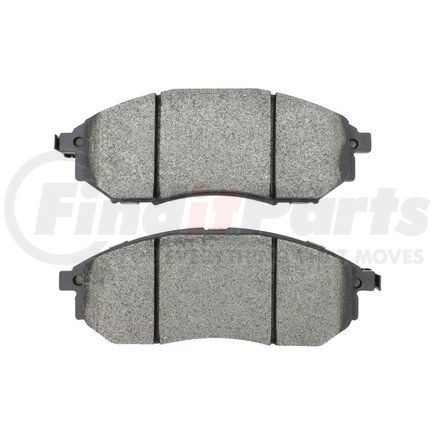 1003-0888C by MPA ELECTRICAL - Quality-Built Disc Brake Pad Set - Black Series, Ceramic, with Hardware