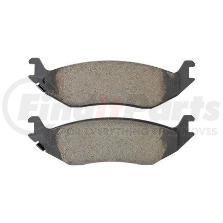 1003-0898C by MPA ELECTRICAL - Quality-Built Disc Brake Pad Set - Black Series, Ceramic, with Hardware