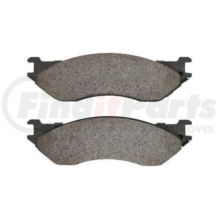 1003-0897M by MPA ELECTRICAL - Quality-Built Disc Brake Pad Set - Black Series, Semi-Metallic, with Hardware