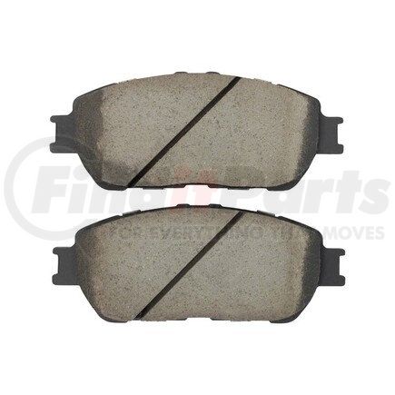 1003-0906C by MPA ELECTRICAL - Quality-Built Disc Brake Pad Set - Black Series, Ceramic, with Hardware