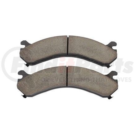 1003-0909M by MPA ELECTRICAL - Quality-Built Disc Brake Pad Set - Black Series, Semi-Metallic, with Hardware