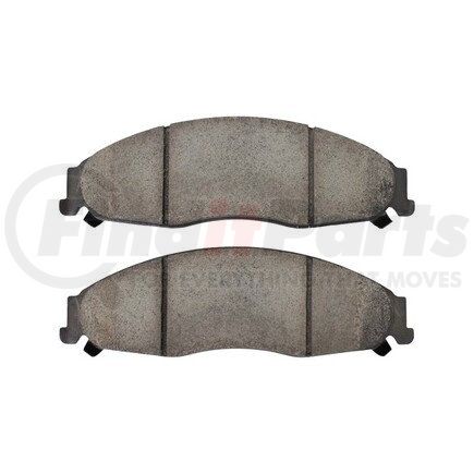 1003-0921C by MPA ELECTRICAL - Quality-Built Disc Brake Pad Set - Black Series, Ceramic, with Hardware