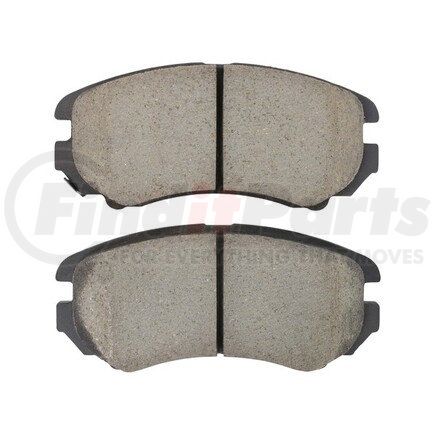 1003-0924C by MPA ELECTRICAL - Quality-Built Disc Brake Pad Set - Black Series, Ceramic, with Hardware