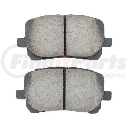 1003-0923C by MPA ELECTRICAL - Quality-Built Disc Brake Pad Set - Black Series, Ceramic, with Hardware