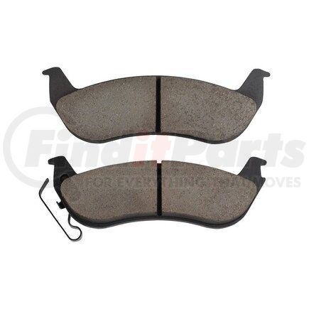 1003-0932C by MPA ELECTRICAL - Quality-Built Disc Brake Pad Set - Black Series, Ceramic, with Hardware