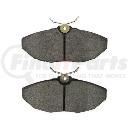 1003-0944M by MPA ELECTRICAL - Quality-Built Disc Brake Pad Set - Black Series, Semi-Metallic, with Hardware