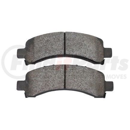 1003-0974AM by MPA ELECTRICAL - Quality-Built Disc Brake Pad Set - Black Series, Semi-Metallic, with Hardware