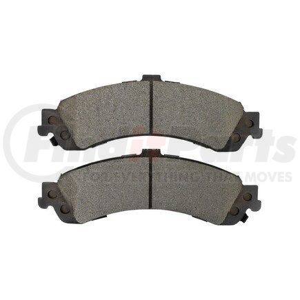 1003-0975C by MPA ELECTRICAL - Quality-Built Disc Brake Pad Set - Black Series, Ceramic, with Hardware