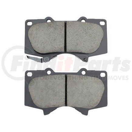 1003-0976C by MPA ELECTRICAL - Quality-Built Disc Brake Pad Set - Black Series, Ceramic, with Hardware