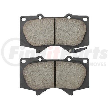 1003-0976AC by MPA ELECTRICAL - Quality-Built Disc Brake Pad Set - Black Series, Ceramic, with Hardware