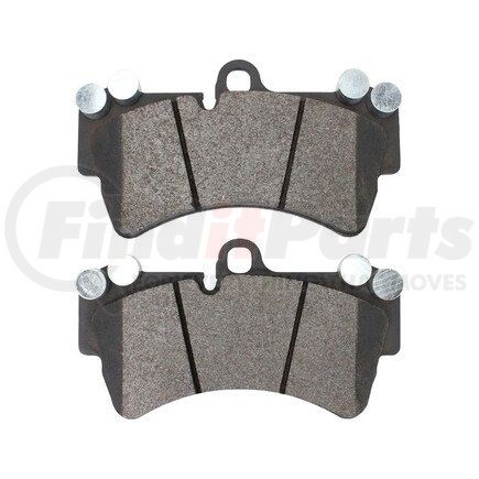 1003-0977M by MPA ELECTRICAL - Quality-Built Disc Brake Pad Set - Black Series, Semi-Metallic, with Hardware