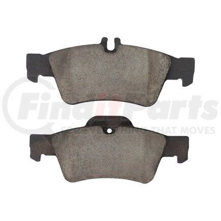 1003-0986M by MPA ELECTRICAL - Quality-Built Disc Brake Pad Set - Black Series, Semi-Metallic, with Hardware