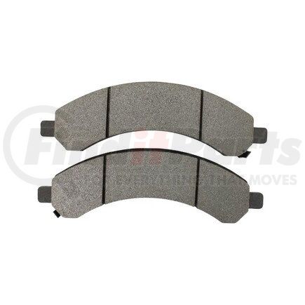 1003-0989C by MPA ELECTRICAL - Quality-Built Disc Brake Pad Set - Black Series, Ceramic, with Hardware