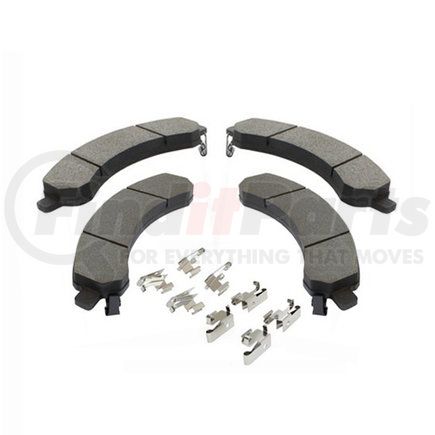 1003-0989M by MPA ELECTRICAL - Quality-Built Black Series Semi-Metallic Brake Pads w/ Hardware