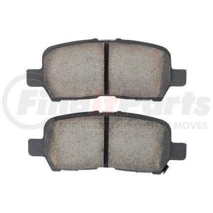 1003-0999C by MPA ELECTRICAL - Quality-Built Disc Brake Pad Set - Black Series, Ceramic, with Hardware