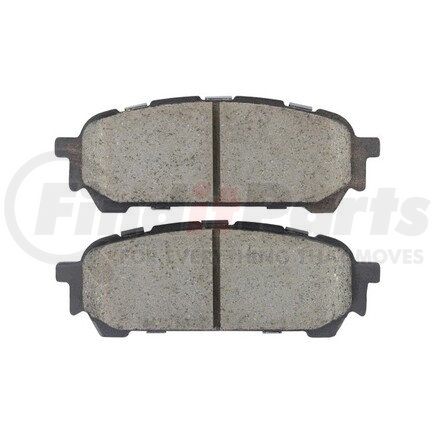 1003-1004C by MPA ELECTRICAL - Quality-Built Disc Brake Pad Set - Black Series, Ceramic, with Hardware