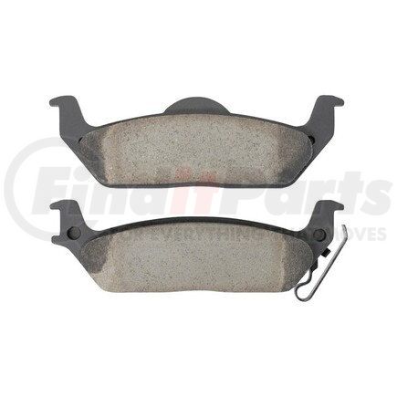 1003-1012C by MPA ELECTRICAL - Quality-Built Disc Brake Pad Set - Black Series, Ceramic, with Hardware