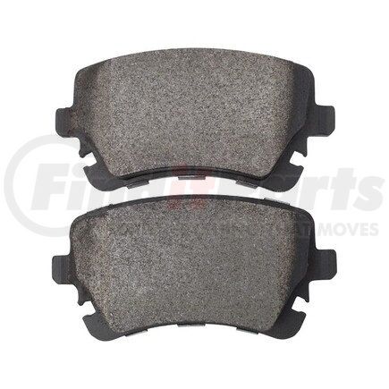 1003-1018C by MPA ELECTRICAL - Quality-Built Disc Brake Pad Set - Black Series, Ceramic, with Hardware