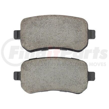 1003-1021C by MPA ELECTRICAL - Quality-Built Disc Brake Pad Set - Black Series, Ceramic, with Hardware