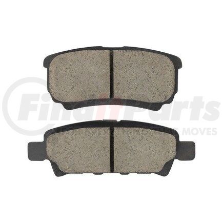 1003-1037C by MPA ELECTRICAL - Quality-Built Disc Brake Pad Set - Black Series, Ceramic, with Hardware