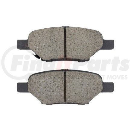 1003-1033C by MPA ELECTRICAL - Quality-Built Disc Brake Pad Set - Black Series, Ceramic, with Hardware