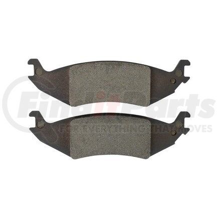 1003-1046M by MPA ELECTRICAL - Quality-Built Black Series Semi-Metallic Brake Pads w/ Hardware