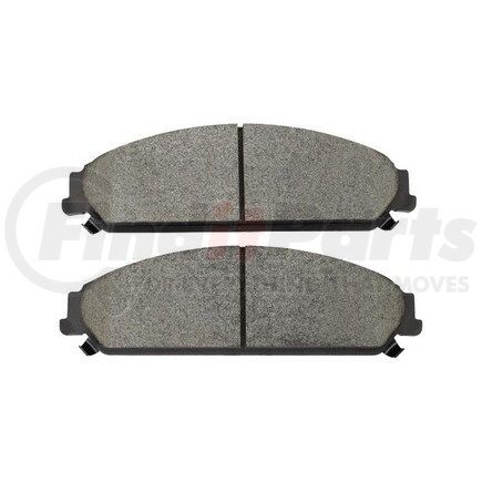 1003-1058C by MPA ELECTRICAL - Quality-Built Disc Brake Pad Set - Black Series, Ceramic, with Hardware