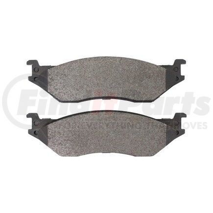 1003-1066M by MPA ELECTRICAL - Quality-Built Disc Brake Pad Set - Black Series, Semi-Metallic, with Hardware