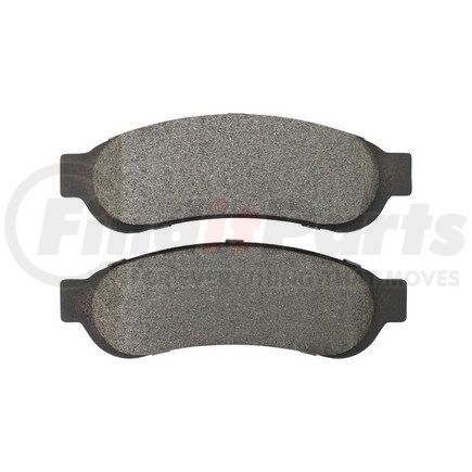 1003-1067M by MPA ELECTRICAL - Quality-Built Disc Brake Pad Set - Black Series, Semi-Metallic, with Hardware