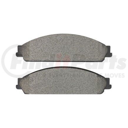 1003-1070M by MPA ELECTRICAL - Quality-Built Disc Brake Pad Set - Black Series, Semi-Metallic, with Hardware