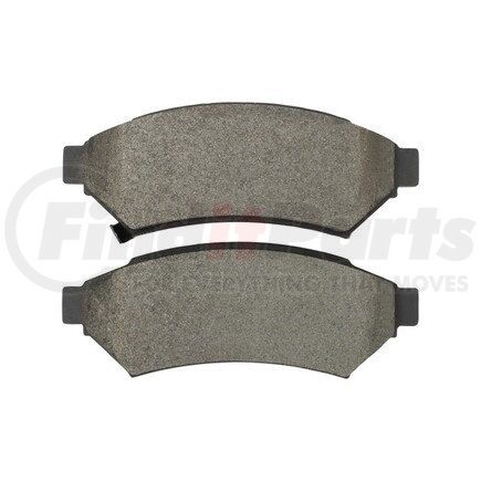 1003-1075C by MPA ELECTRICAL - Quality-Built Disc Brake Pad Set - Black Series, Ceramic, with Hardware