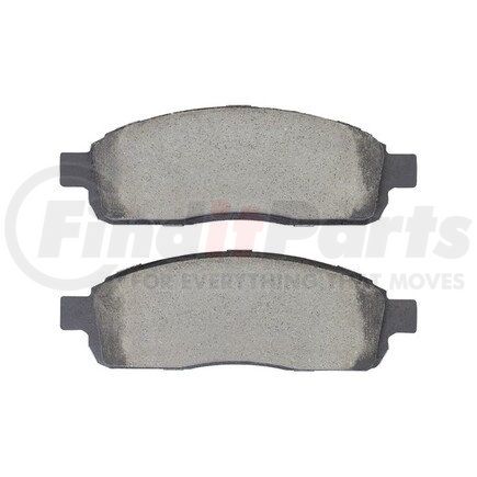 1003-1083C by MPA ELECTRICAL - Quality-Built Disc Brake Pad Set - Black Series, Ceramic, with Hardware