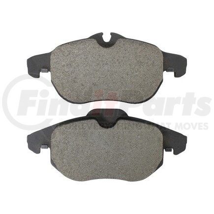 1003-1106C by MPA ELECTRICAL - Quality-Built Disc Brake Pad Set - Black Series, Ceramic, with Hardware