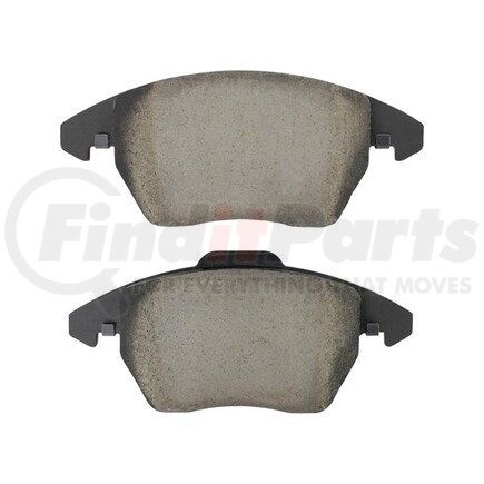 1003-1107BC by MPA ELECTRICAL - Quality-Built Disc Brake Pad Set - Black Series, Ceramic, with Hardware