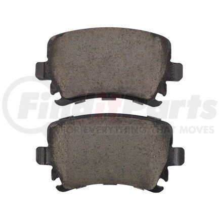 1003-1108AC by MPA ELECTRICAL - Quality-Built Disc Brake Pad Set - Black Series, Ceramic, with Hardware