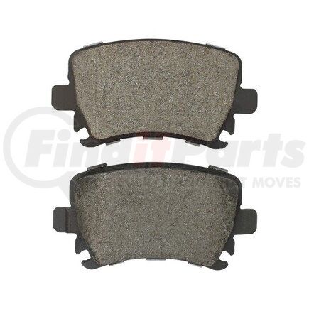 1003-1108M by MPA ELECTRICAL - Quality-Built Disc Brake Pad Set - Black Series, Semi-Metallic, with Hardware