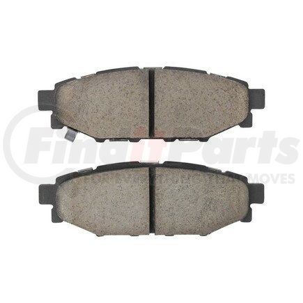 1003-1114C by MPA ELECTRICAL - Quality-Built Disc Brake Pad Set - Black Series, Ceramic, with Hardware