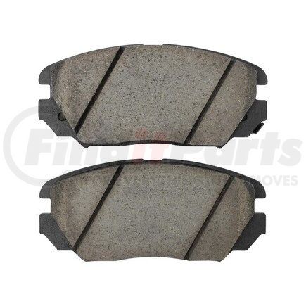 1003-1125AC by MPA ELECTRICAL - Quality-Built Disc Brake Pad Set - Black Series, Ceramic, with Hardware