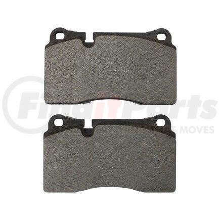 1003-1129M by MPA ELECTRICAL - Quality-Built Disc Brake Pad Set - Black Series, Semi-Metallic, with Hardware