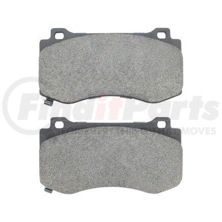 1003-1149M by MPA ELECTRICAL - Quality-Built Disc Brake Pad Set - Black Series, Semi-Metallic, with Hardware