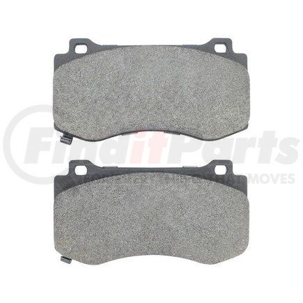 1003-1149C by MPA ELECTRICAL - Quality-Built Disc Brake Pad Set - Black Series, Ceramic, with Hardware